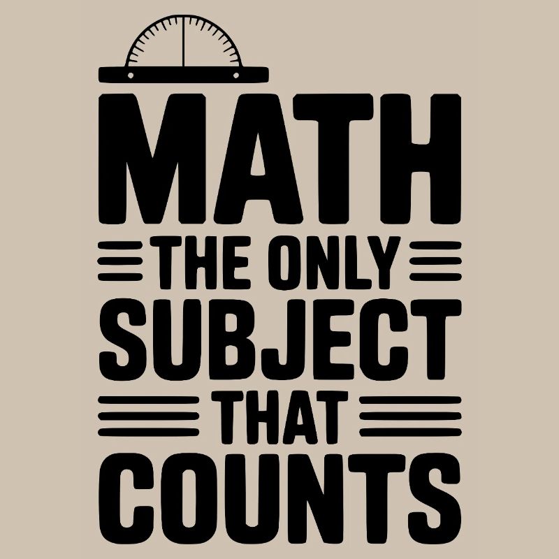 Math The Only Subject That Counts