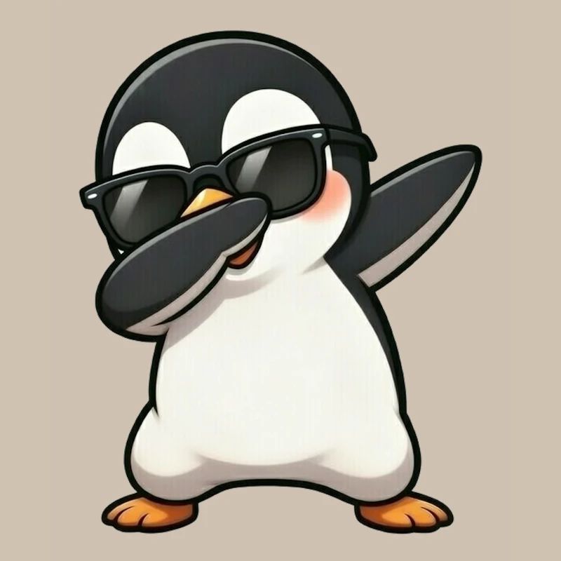 Dabbing Penguin