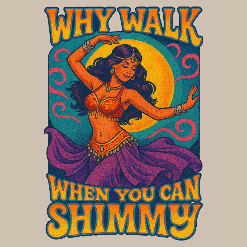 Affiche de motivation pour danseuse orientale