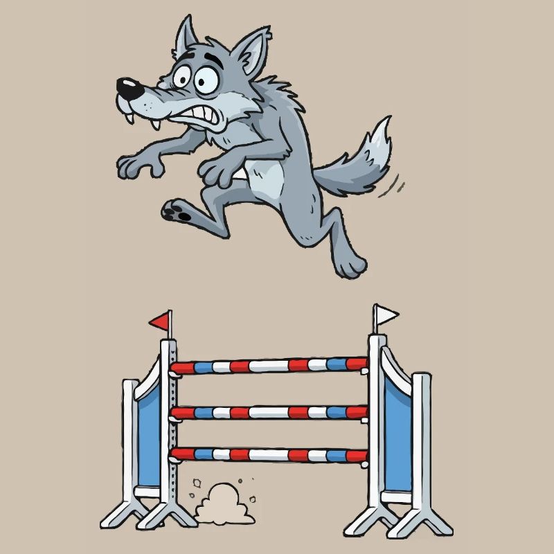 Wolf jumping champion