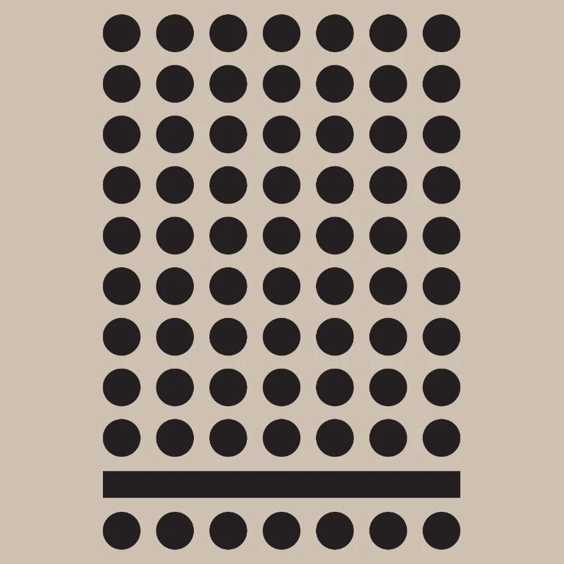 Monochrome Dot Grid Pattern