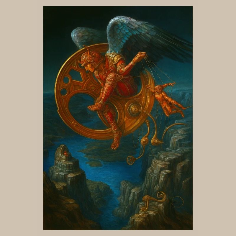 Fantasy Mechanical Flying Creature Design