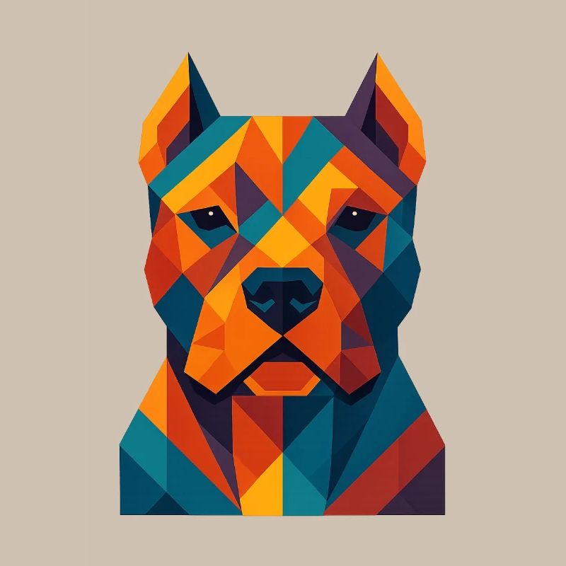 Chien | Tête de chien Impression / Impression / Design