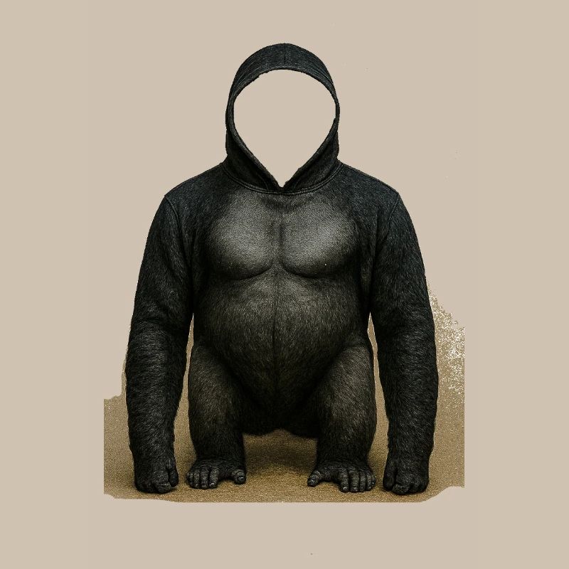 Shadow Gorilla Kapuzenpullover Design