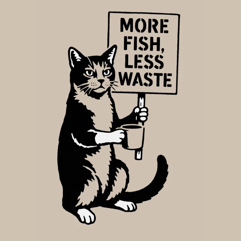 Plus de poissons, moins de chats de déchets