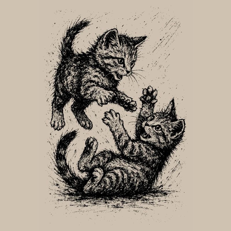Rangée de chats