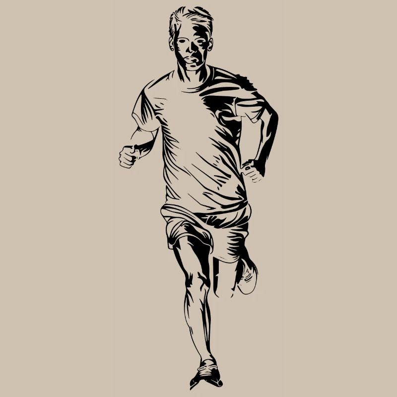 Jogger Drawing