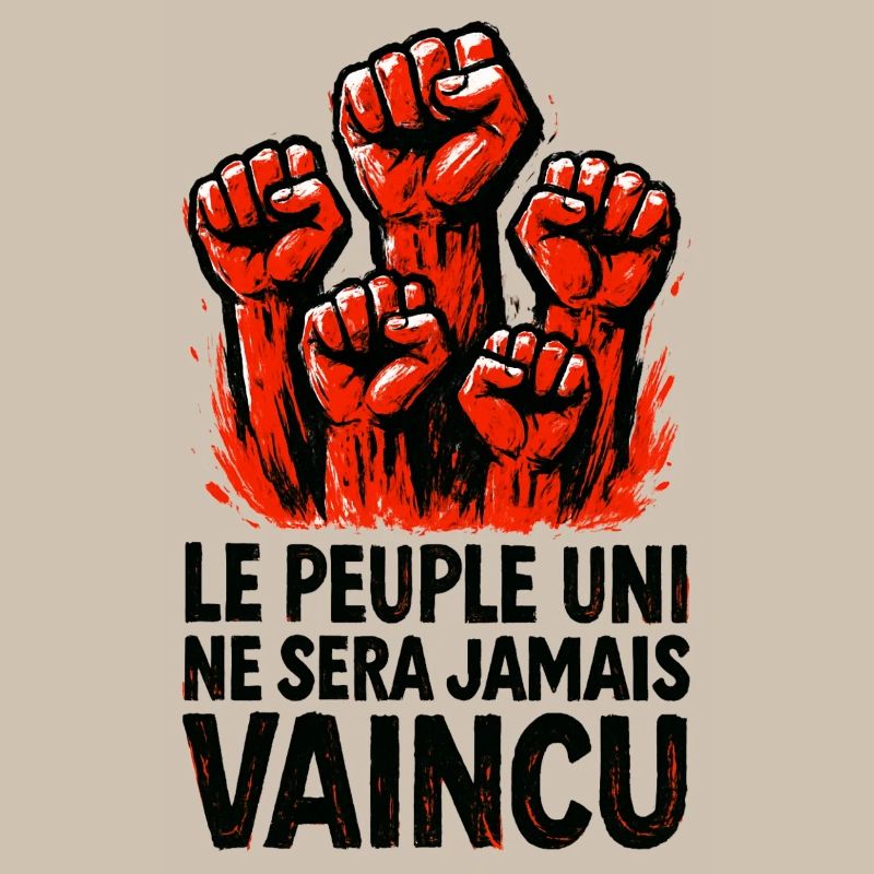 Le peuple uni ne sera jamais vaincu
