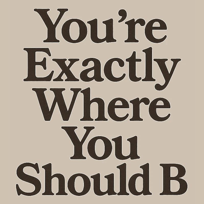 Message de motivation en typographie classique