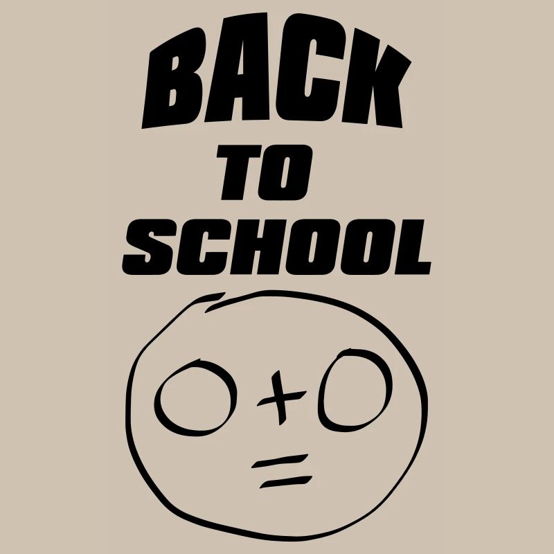 Back To School | Funny Math Face Student 