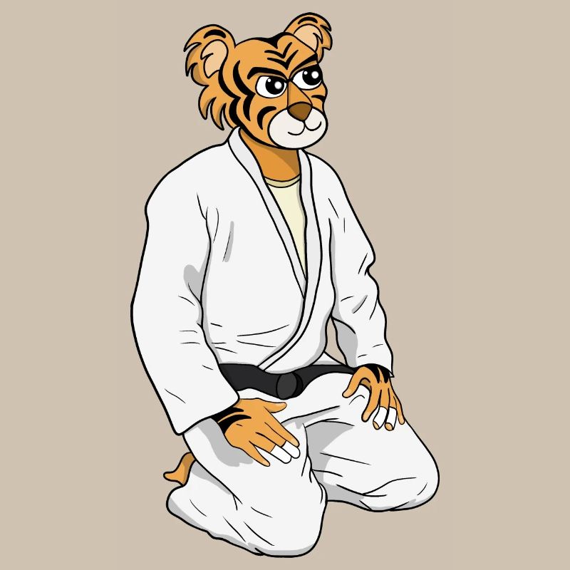 Sei ein Tiger