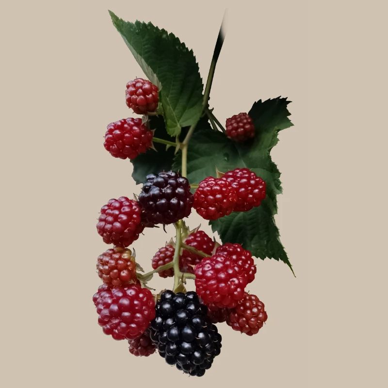Berry Bush Pattern: Blackberries