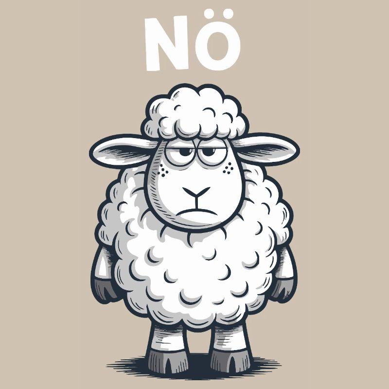 Basse-Autriche – Grumpy Sheep Humour Design