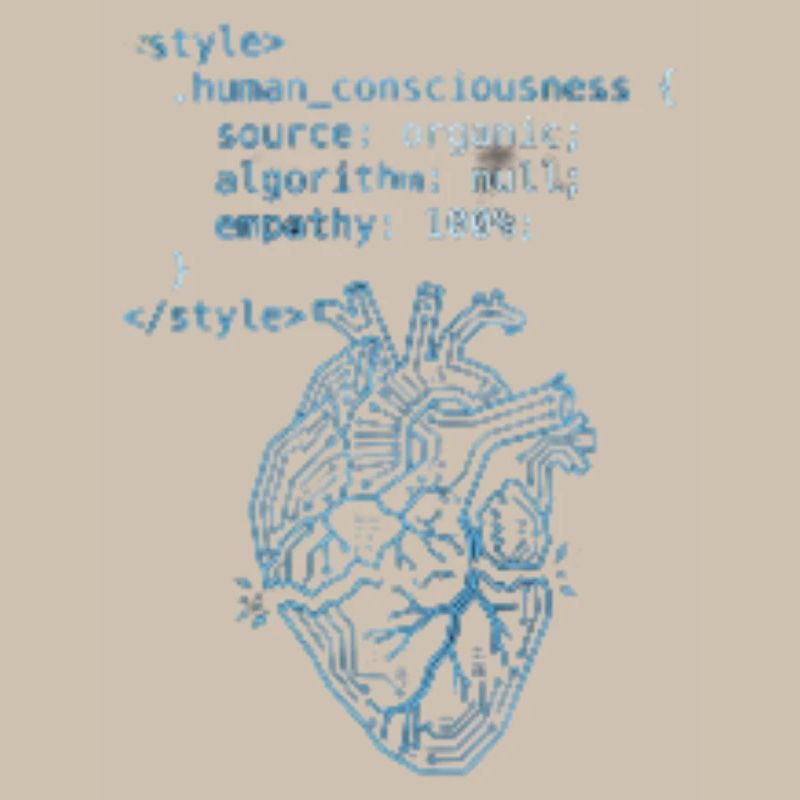 Programmer Heart CSS Code - Tech & Empathy Art