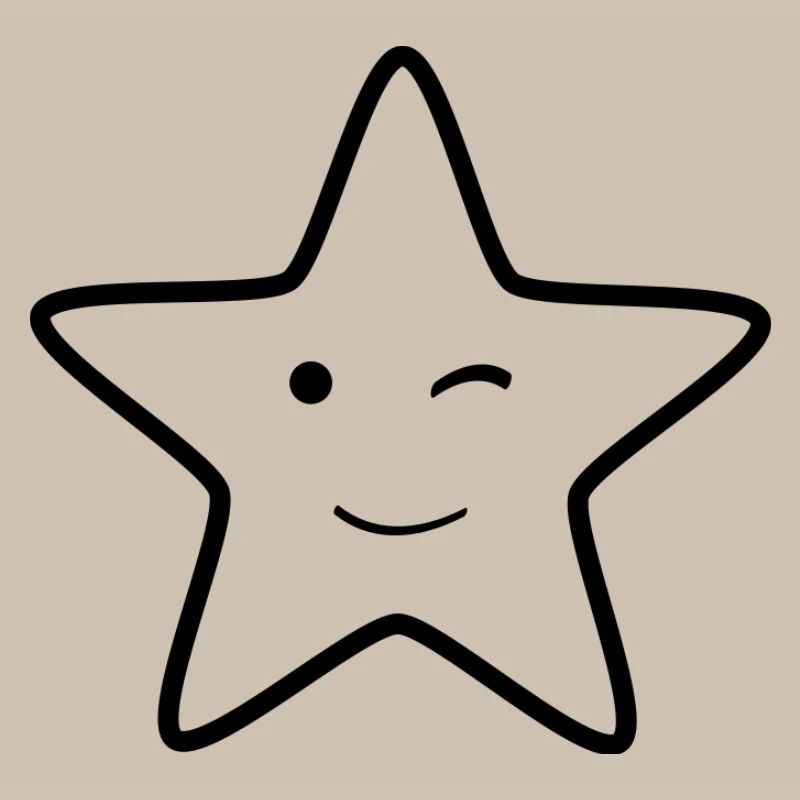 Zwinkernder Stern