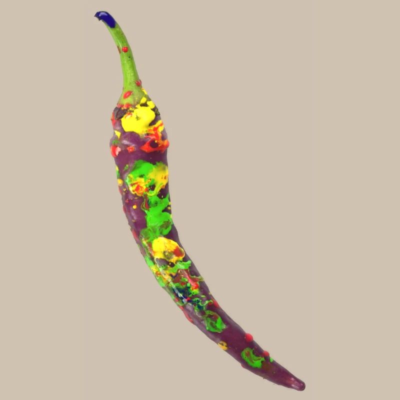 Chili Farbexplosion Illustration