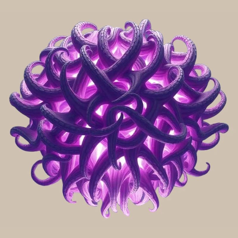 boule de tentacule violette
