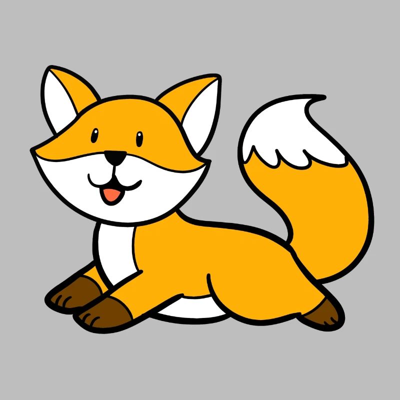 Lying fox