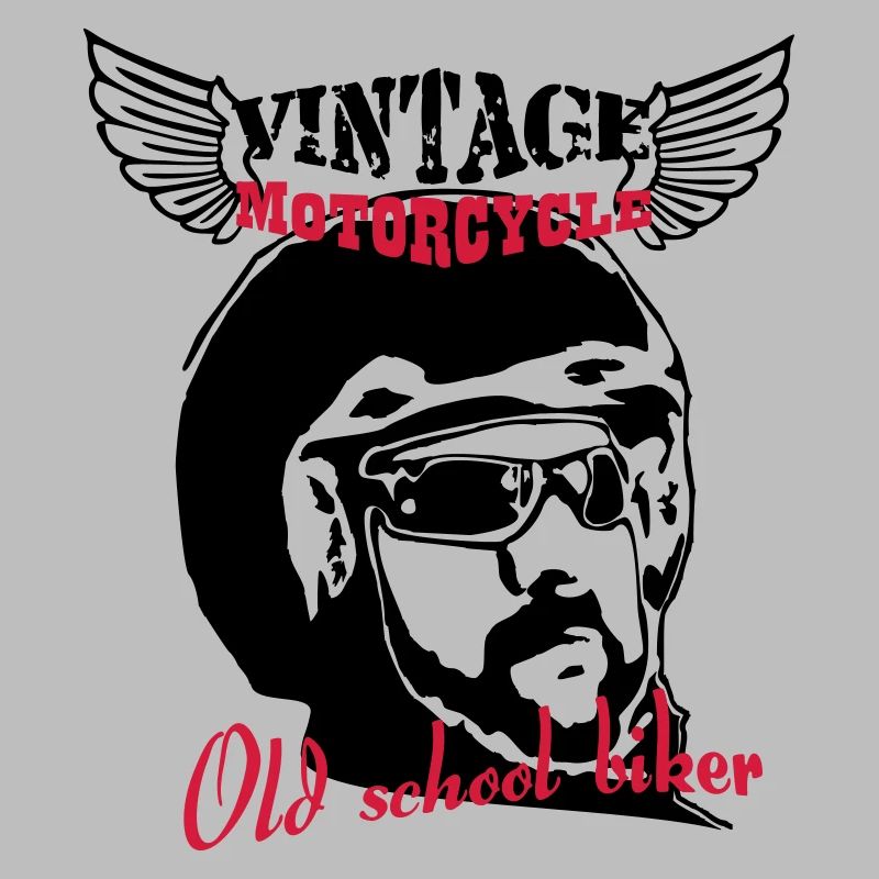 Old Biker Motorcycle 1