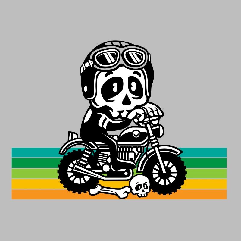 Skull motorcycle