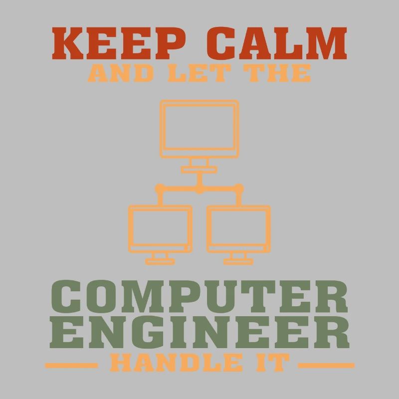 Bestseller Computer Engineer T-Shirt, Keep Calm