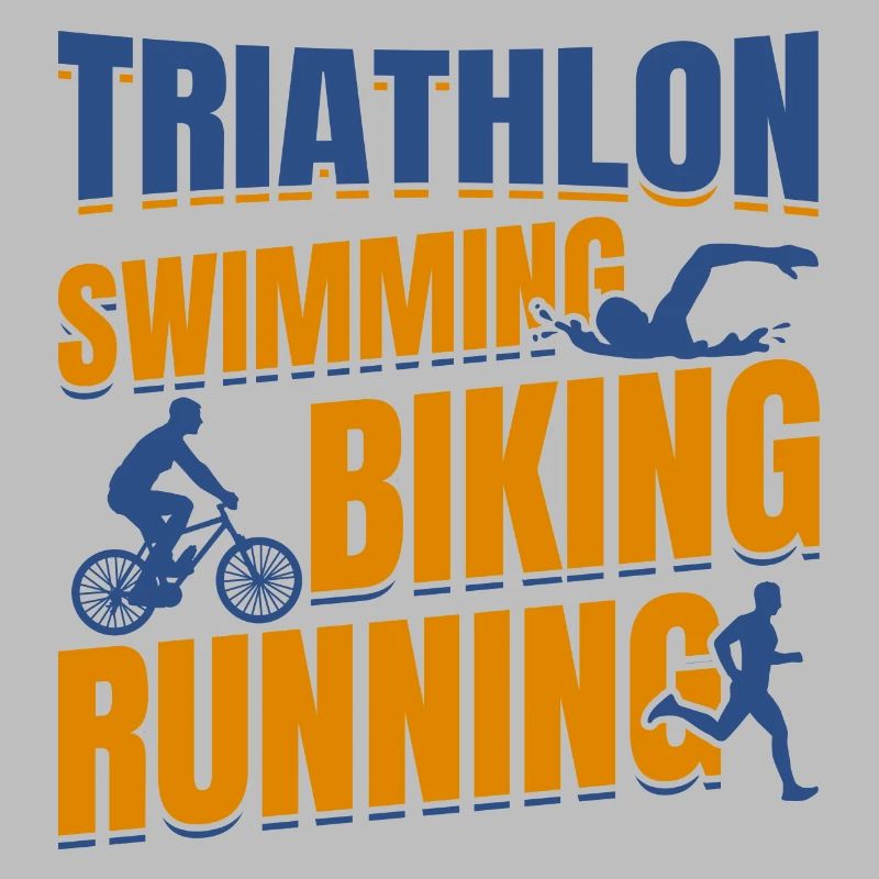Triathlon Natation Cyclisme Course à pied