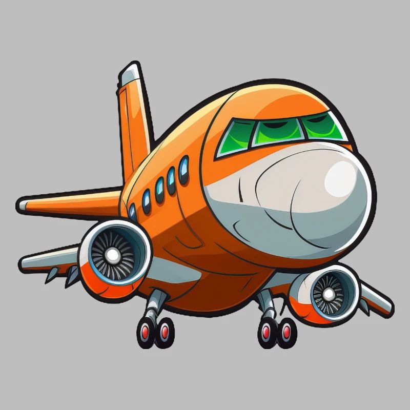 Comic Jet Plane