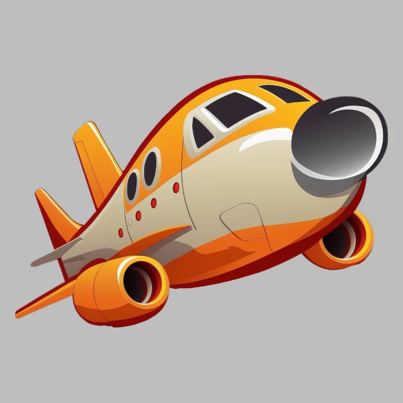 Comic Airplane