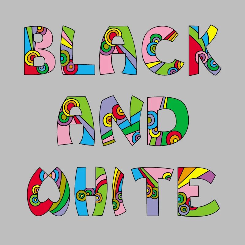 Noir et blanc mais en couleur