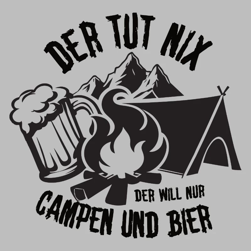 Abenteuer Camping mit Bier und Lagerfeuer