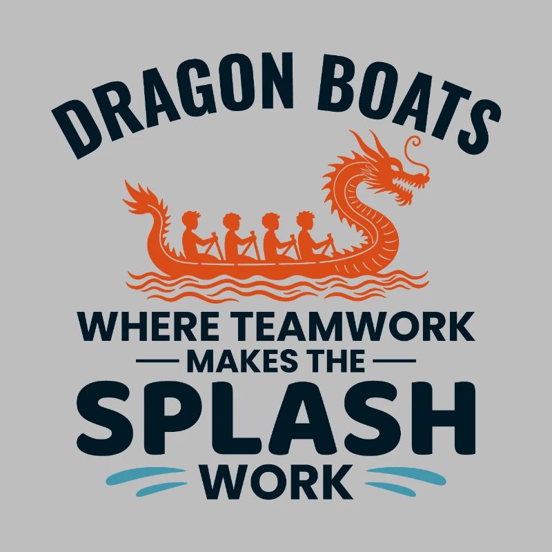 Équipage de course de bateaux-dragons