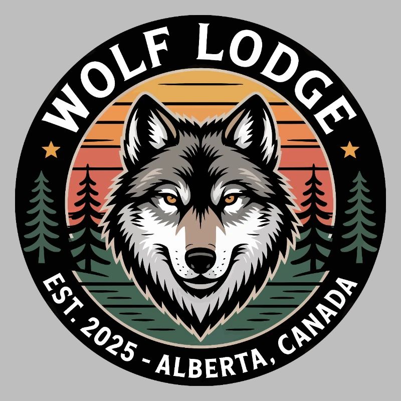 Wolf Lodge Alberta Emblem