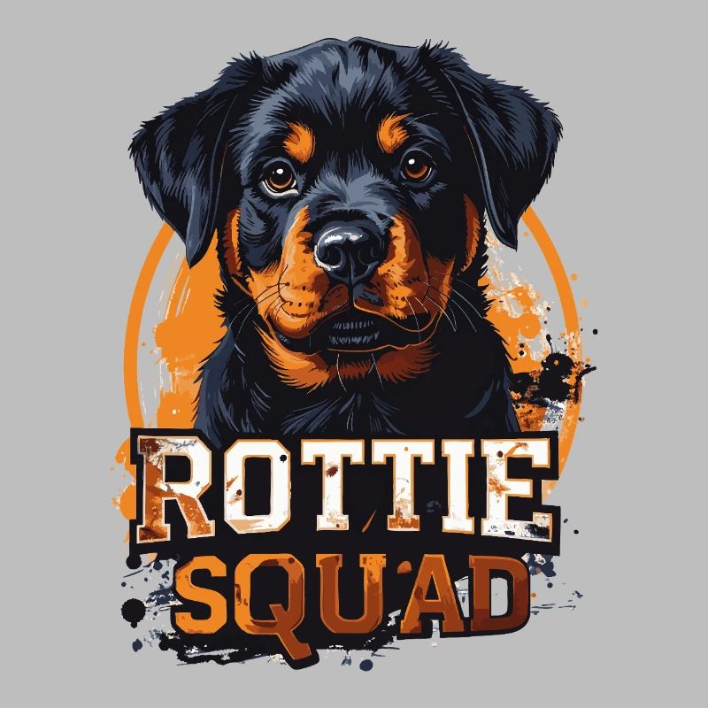 Rottie Squad – Starkes Rottweiler Design