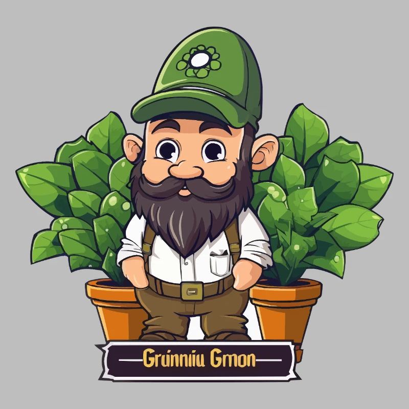 Grüner Gärtnergnom Comic