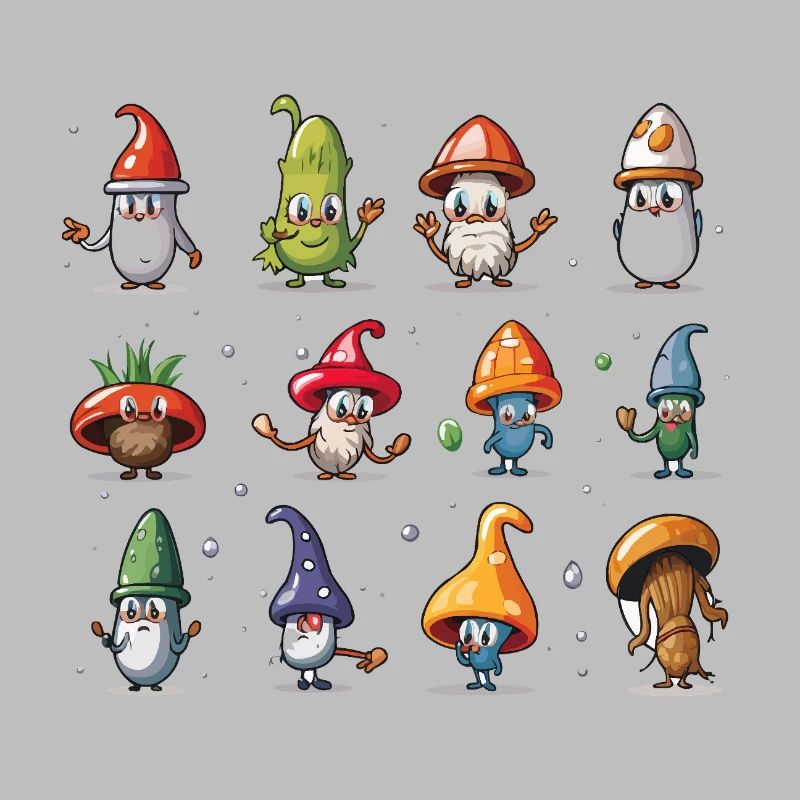 Parade des Gnomes Champignons