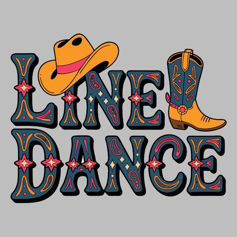 Pattern western de danse en ligne