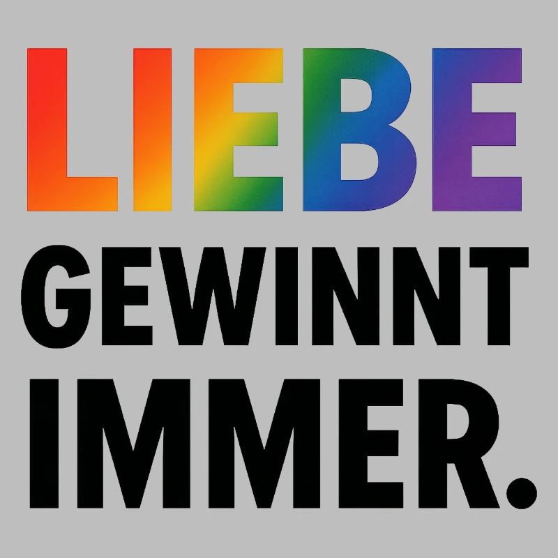 Regenbogen Spruch Liebe Gewinnt Immer