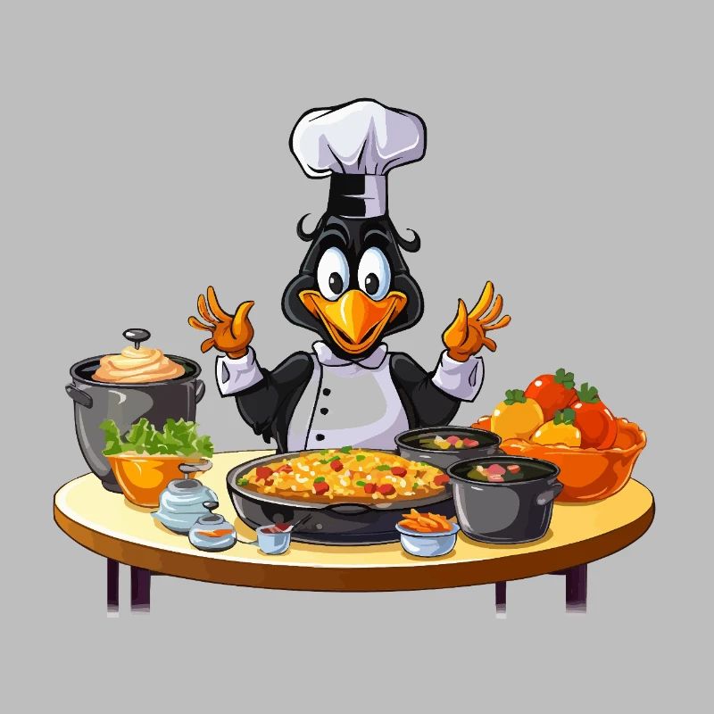 Kitchen Duck Chef Design