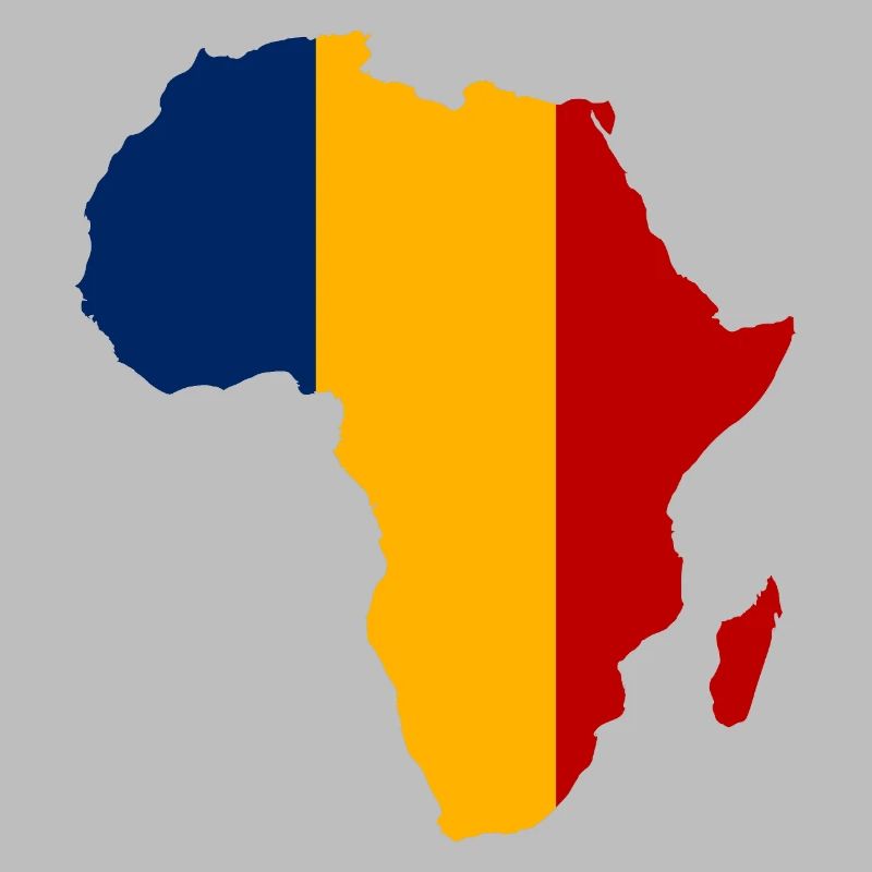 Tschad_Flagge_Afrika