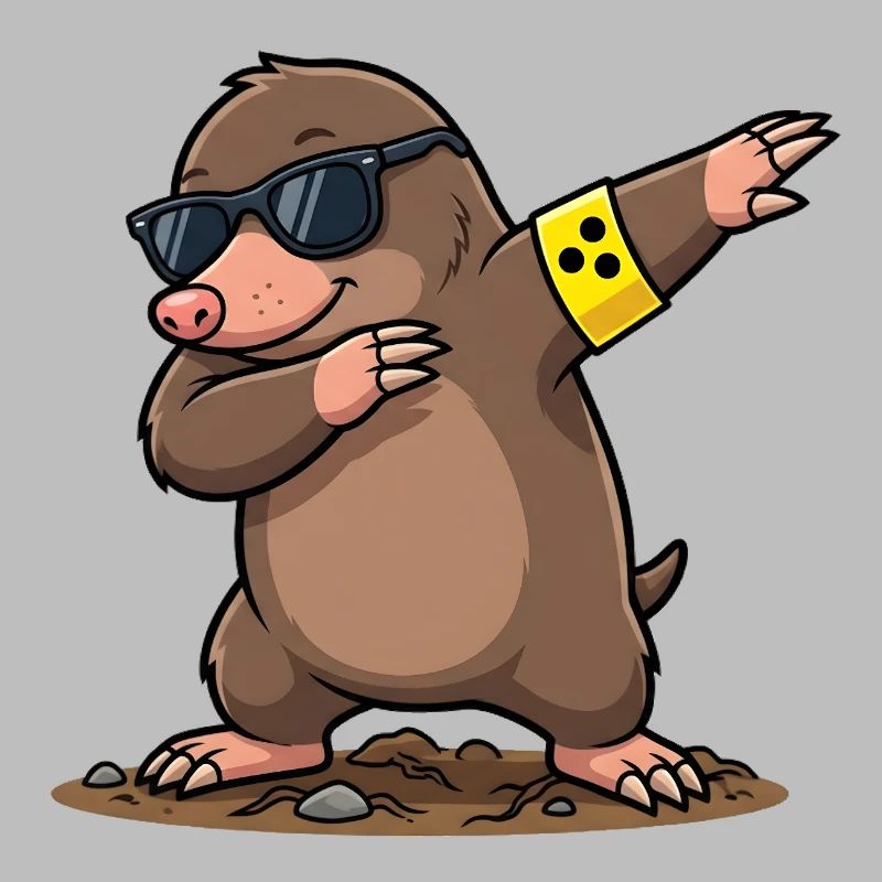 Dabbing Mole
