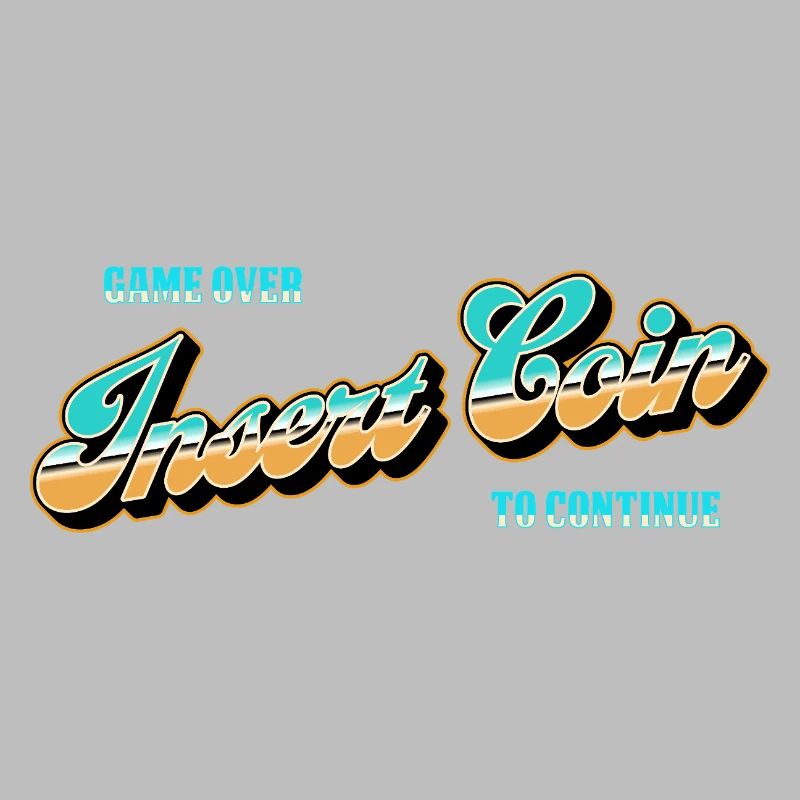 Insert Coin Arcade Nostalgie