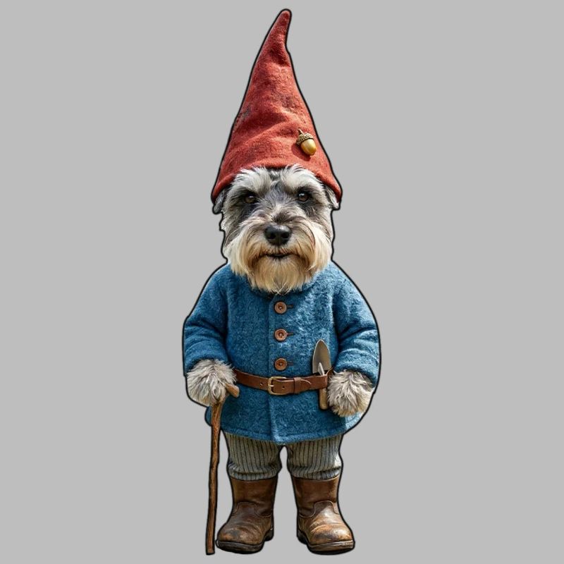 Garden Gnome Schnauzer Magic
