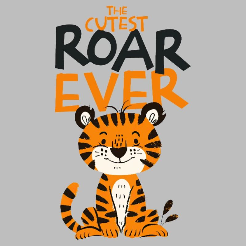 Cute Tiger Roar Forever Artwork