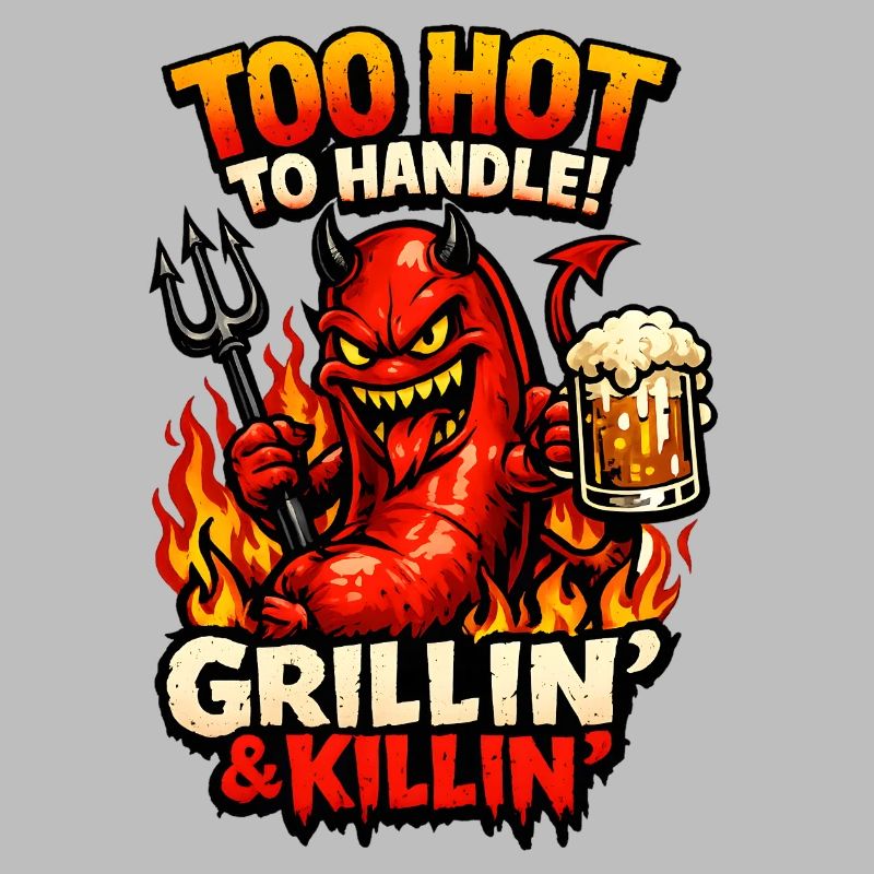 Satanische Grillwurst – Lustiges BBQ Horror Comic 