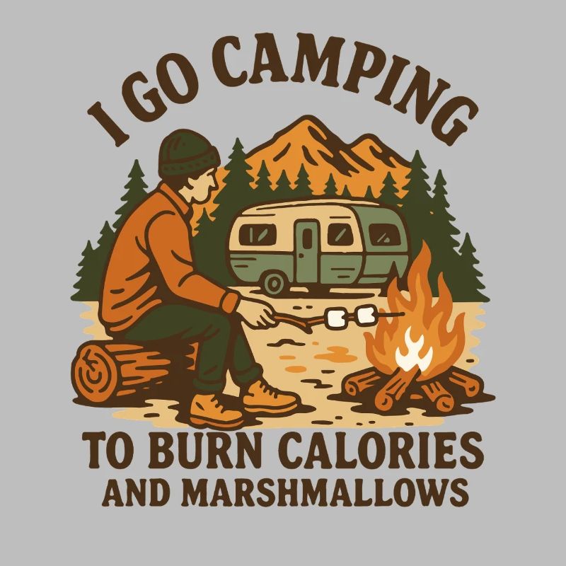 Camping for Marshmallows Fun Camping Design