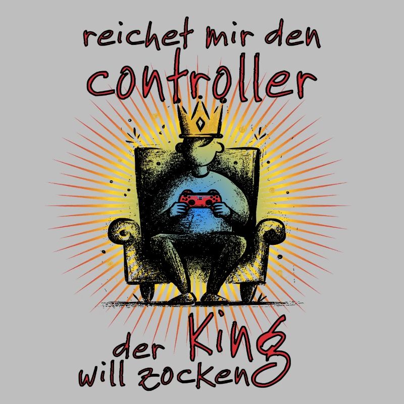 reichet mir den controller der könig will zocken