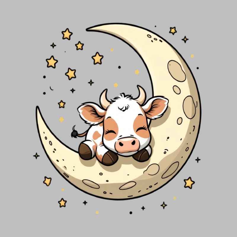 Rêve de vache de lune