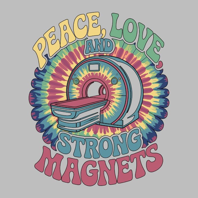 MRI Tech Peace Love And Radiographer Rad Tech