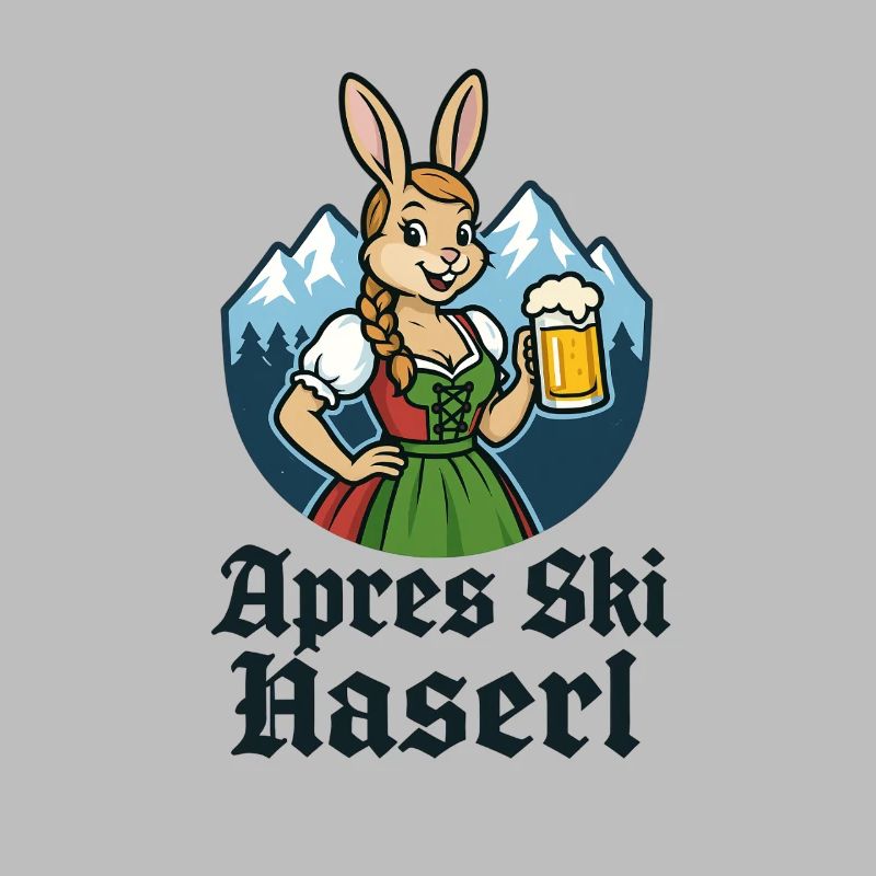 Après-ski Haserl Dirndl Beer Alpine atmosphere