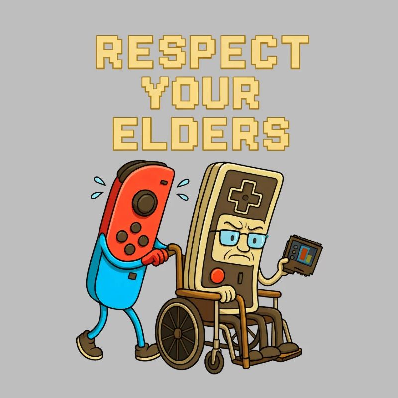 Respect Your Elders Gaming Control Rétro